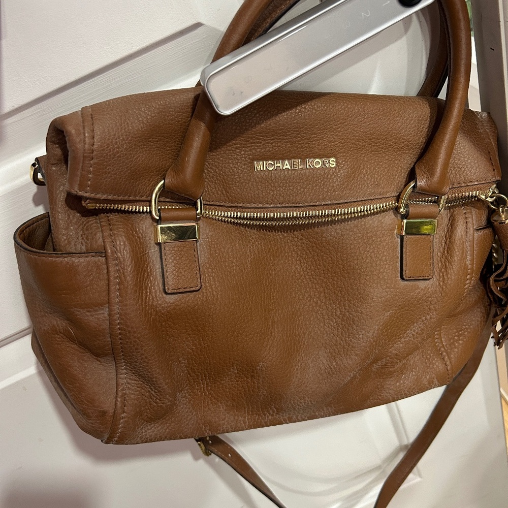 Michael kors fold over bag